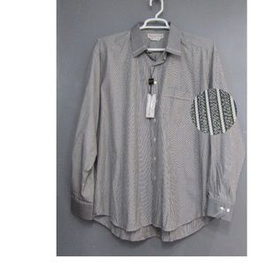 NEW Francesco Ridolfi Luxury Dress Shirt 17 1/2 L